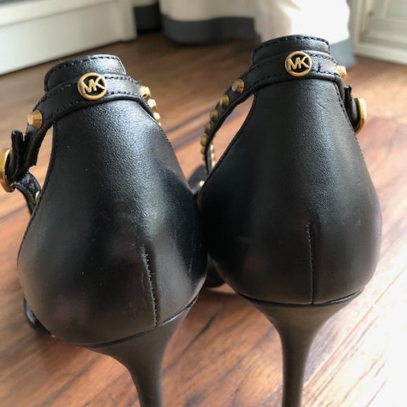 COPY - MICHAEL KORS Ava studded leather stiletto pumps, size 6 - Picture 5 of 10